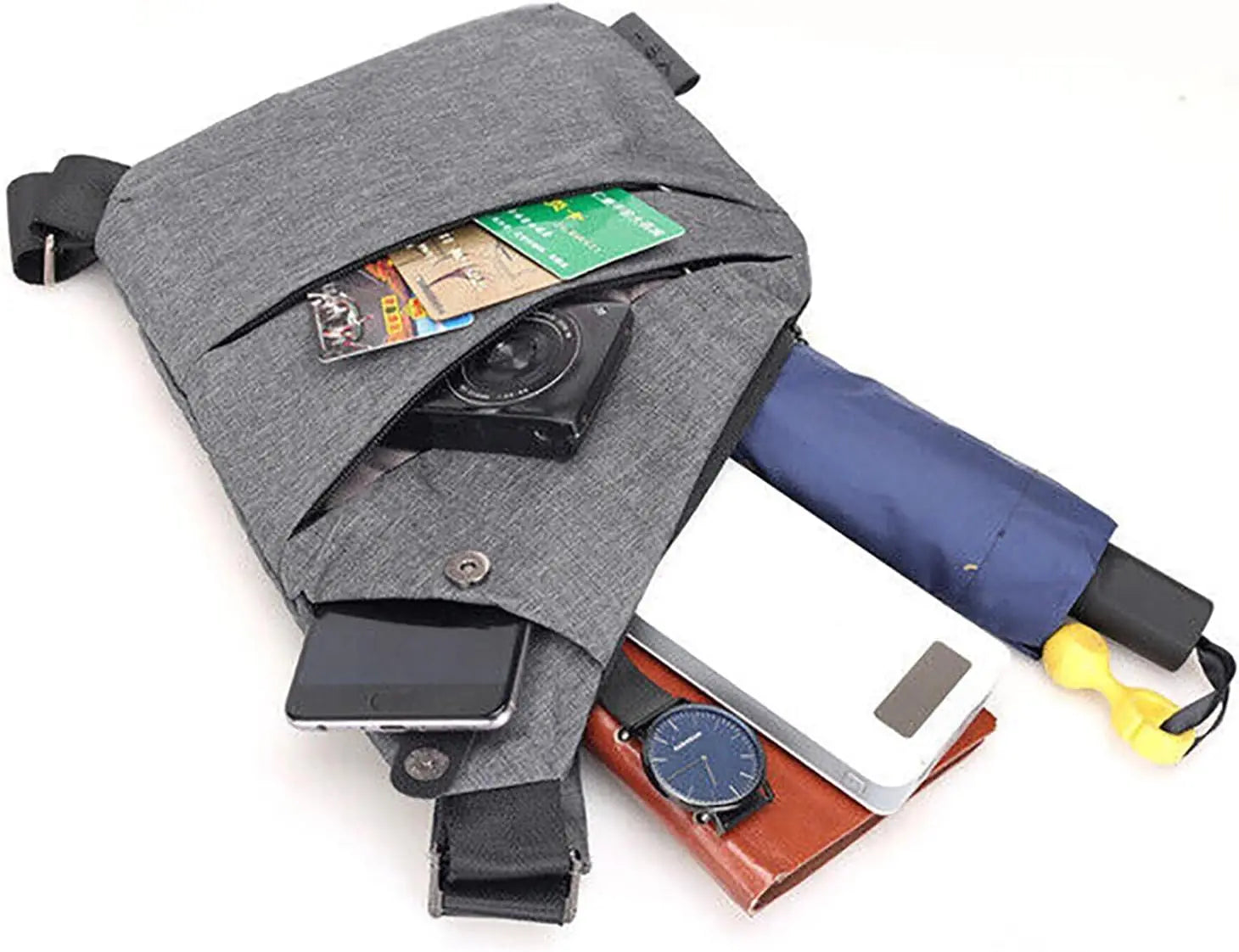 Men Ultra Thin Anti-Theft Small Chest Bag Cross Body Bags Male One Shoulder Sling Bag For Travel Boy Sports Bag