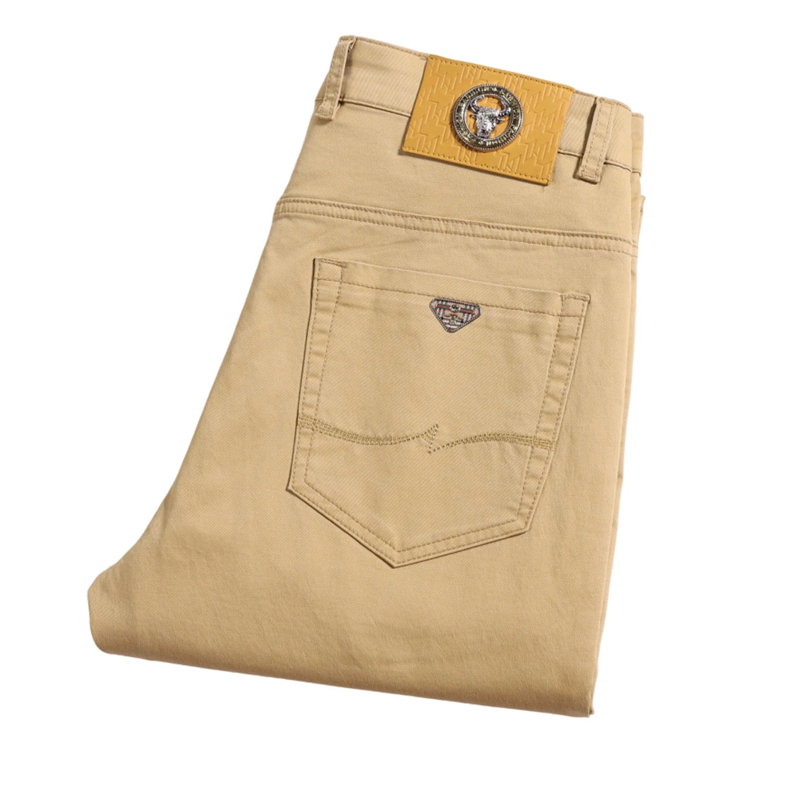 Man Pants Summer Business Casual Pants Classic Solid Color Loose Straight Trousers Brand Men's Clothing New In Baggy Pants-Dollar Bargains Online Shopping Australia