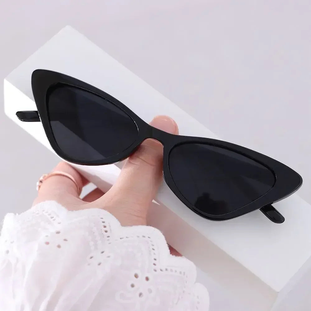 Fashion Women's Luxury Cat Eye Sunglasses Triangle Vintage Design UV400 Sun Glasses Unisex Classic Small Outdoor Goggle Shades-Dollar Bargains Online Shopping Australia