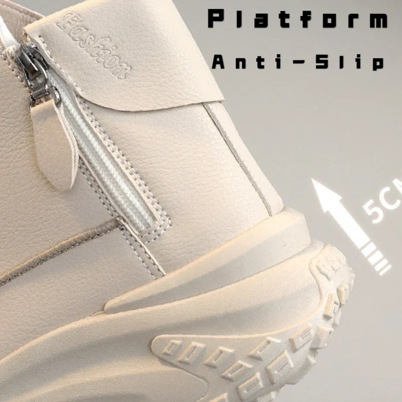 Women Sneakers Luxury Fashion High Top Women Boots Platform Casual Shoes Outdoor Running Shoes for Women-Dollar Bargains Online Shopping Australia