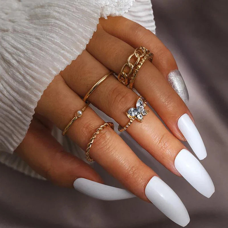 Ring set women rings for girls charms rings set for women boho jewelry punk accessories-Dollar Bargains Online Shopping Australia