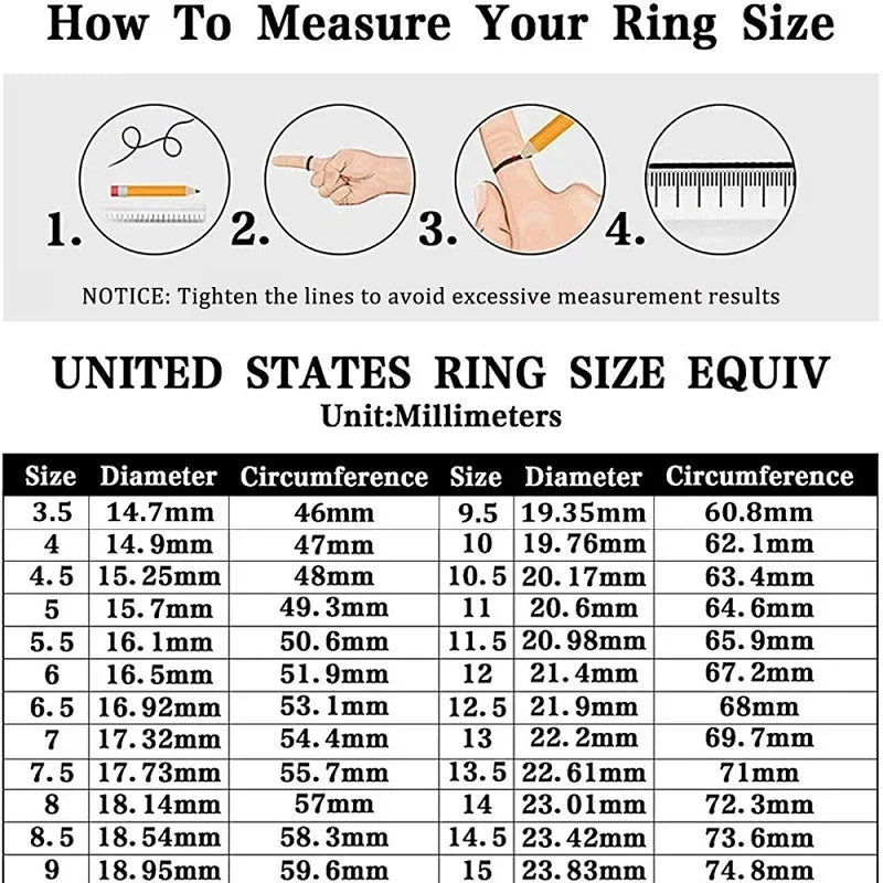 Ring Silver 925 Star Jewelry Fashion Hexagonal Star Silver Rings for Women Birthday Gift Platinum Plated