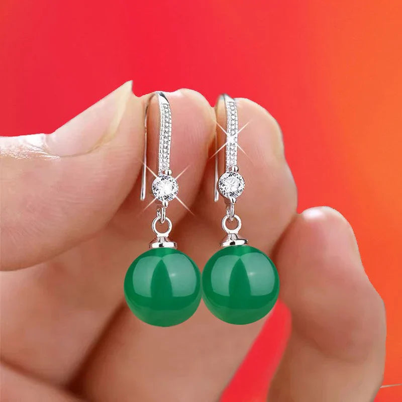 Exquisite Fashion Silver Color Water Imitation Pearls Drop Earrings for Women Shiny-Dollar Bargains Online Shopping Australia