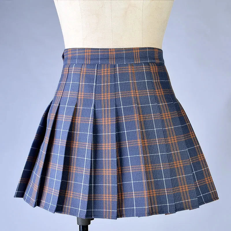 Women Pleat Skirt Preppy Style Plaid 0Mini Cute Japanese School Uniforms Ladies-Dollar Bargains Online Shopping Australia