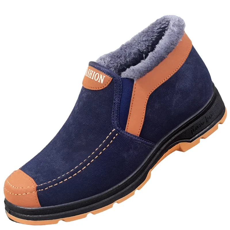 Men's Cotton Shoes Winter Fashion Shoes Men's Snow Boots Plush Thickened Comfortable and Warm Walking Shoes boots-Dollar Bargains Online Shopping Australia