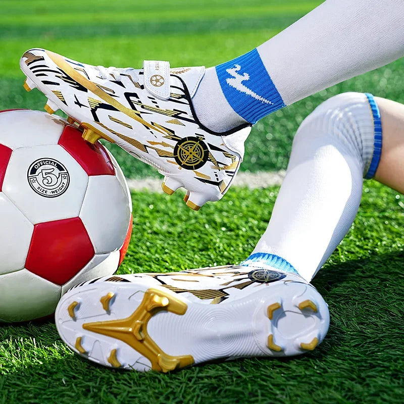 Soccer Shoes Kids Football Shoes TF/FG Cleats Grass Training Sport Footwear Trend Sneaker