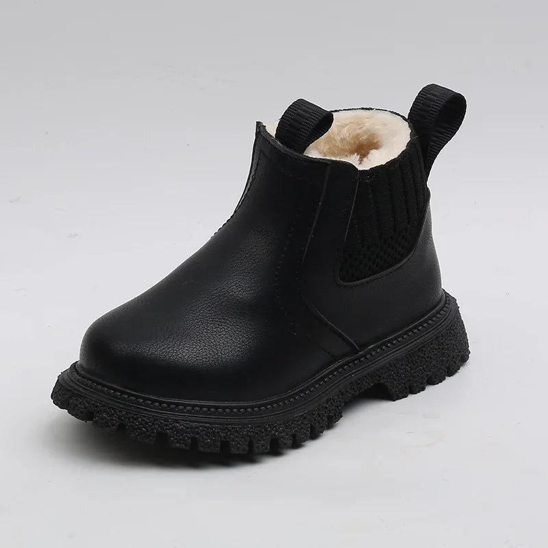 Baby Kids Short Boots Super Warm Girls Boys Shoes PU Leather Children Boots Fashion Toddler Boots Kids Snow Shoes-Dollar Bargains Online Shopping Australia