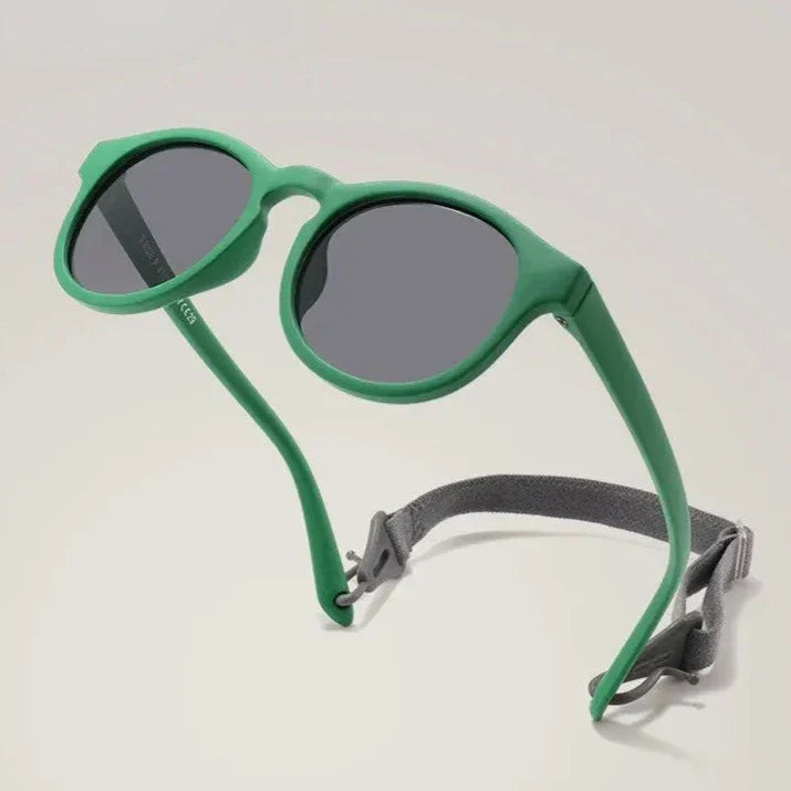 Sunglasses Adjustable Strap for Toddler Newborn Infant 0-36 Months Summer Polarized Sunglasses 100% UV Protection