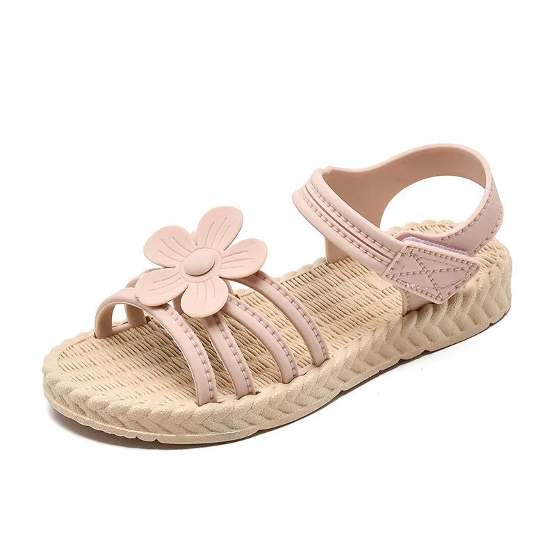 Sandals Children's Fashion Soft Sole Princess Shoes  Kids  Sandals Flat School Shoes Baby Girls Shoes