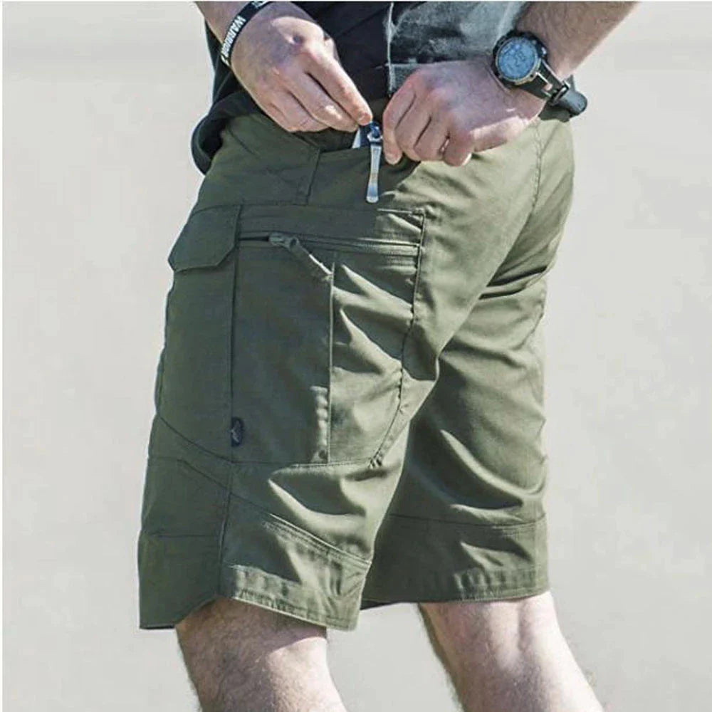 Men Urban Military Tactical Shorts Outdoor Waterproof Wear Resistant Cargo Shorts Quick Dry Multi pocket Plus Size Hiking Pants