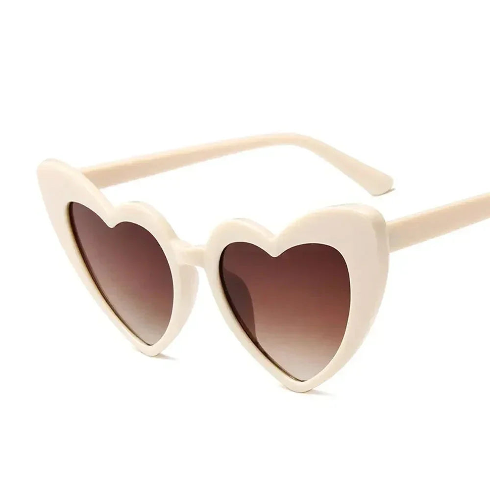 Love Heart Shaped Sunglasses Women Big Frame Fashion Cute Sexy Retro Cat Eye Vintage Sun Glasses UV400 Protection Unisex Eyewear-Dollar Bargains Online Shopping Australia
