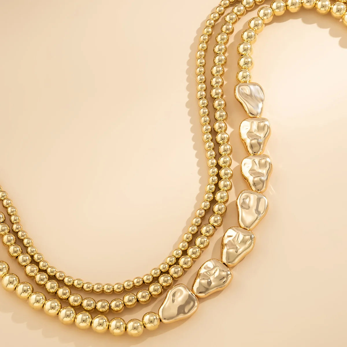 Vintage Multilayer CCB Ball Chain Necklace for Women Fashion Statement Punk Short Choker Necklaces Grunge Jewelry Steampunk-Dollar Bargains Online Shopping Australia