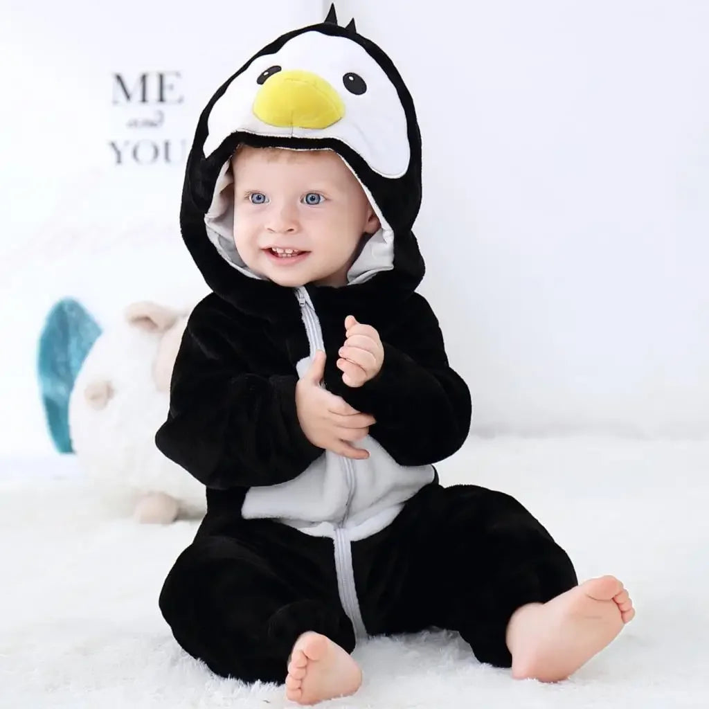 Baby Rompers Winter Kigurumi Lion Costume For Girls Boys Toddler Animal Jumpsuit Infant Clothes Pyjamas Kids Overalls-Dollar Bargains Online Shopping Australia