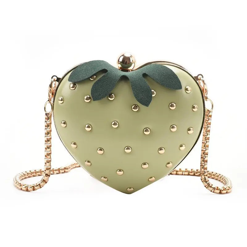 Mini Cute Strawberry Shape Purse Women Chain Shoulder Bag Fashion Flap Handbag Girl Creative Messenger Tote Clutch Bag-Dollar Bargains Online Shopping Australia