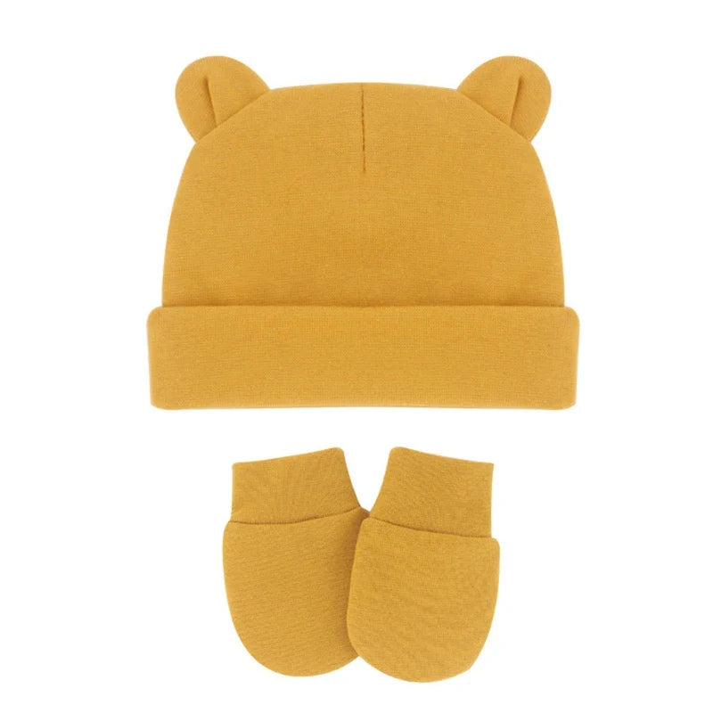 Newborn Winter Warm Beanie Hat Gloves for Baby Girls Boys Infant Toddler-Dollar Bargains Online Shopping Australia