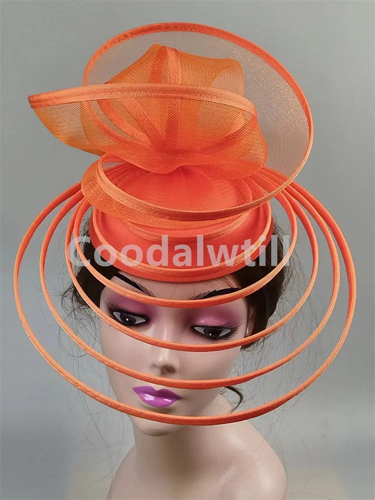 Royal Ascot Luxury Fascinator Hat Women Wedding Headpiece Mesh Hat Formal Event Pillbox Fascinator Hats Ladies Mariage Millinery-Dollar Bargains Online Shopping Australia
