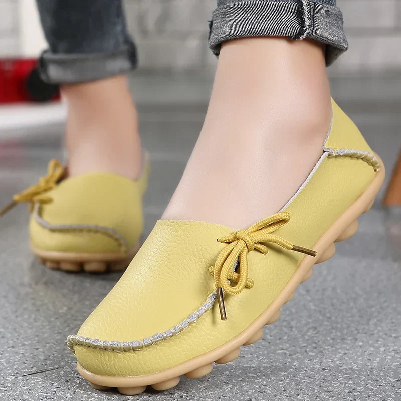 Shoes Women Moccasins Flats Woman Loafers Genuine Leather Female Shoes Slip On Ballet Nurse-Dollar Bargains Online Shopping Australia