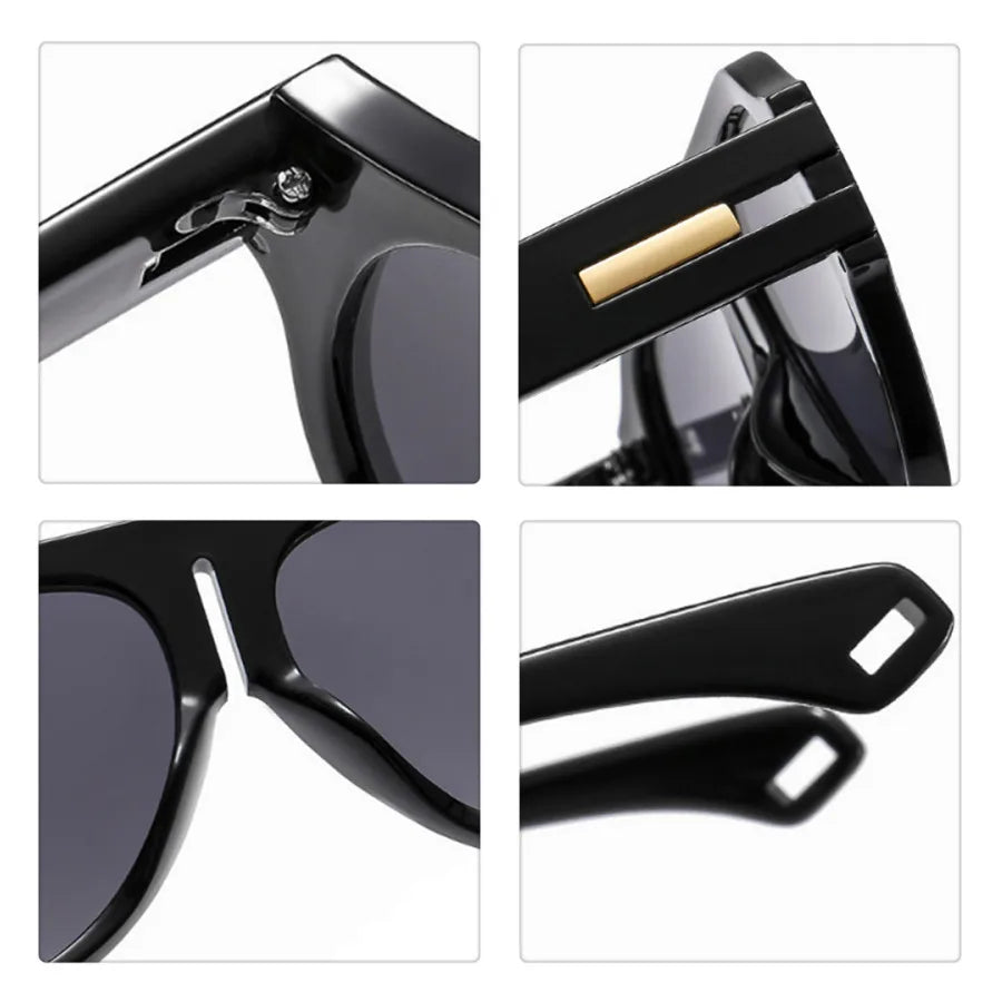 Pilot Oversized Square Sunglasses Women Men Sun Glasses Trending UV400 Eyeglasses-Dollar Bargains Online Shopping Australia