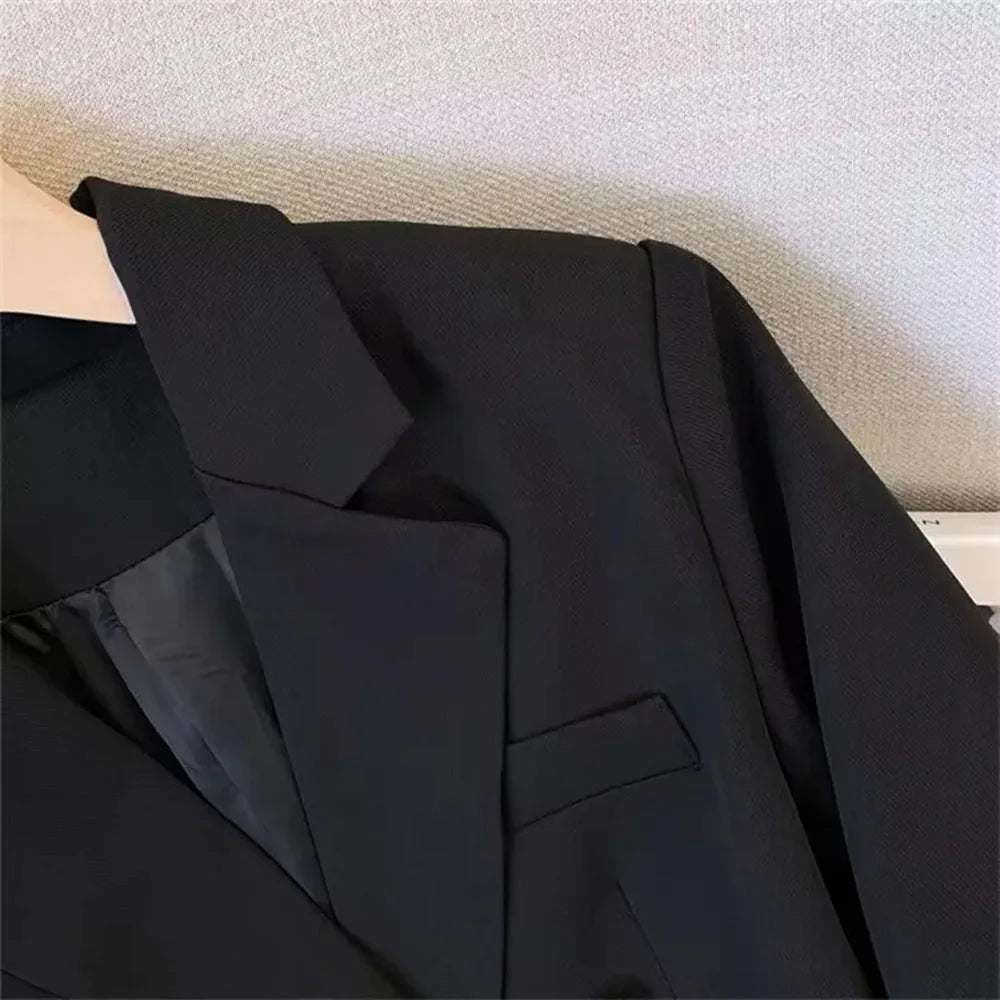 Office Lady Slim Blazer Long Sleeve Coats Jackets Casual Outerwear-Dollar Bargains Online Shopping Australia