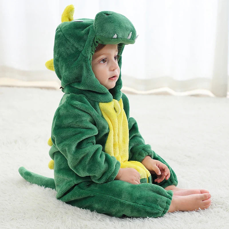 Baby Rompers Winter Kigurumi Lion Costume For Girls Boys Toddler Animal Jumpsuit Infant Clothes Pyjamas Kids Overalls Ropa Bebes-Dollar Bargains Online Shopping Australia