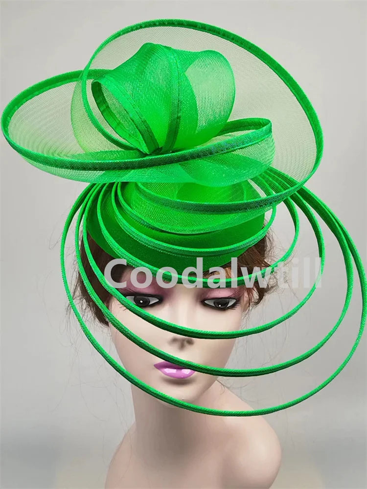 Royal Ascot Luxury Fascinator Hat Women Wedding Headpiece Mesh Hat Formal Event Pillbox Fascinator Hats Ladies Mariage Millinery-Dollar Bargains Online Shopping Australia