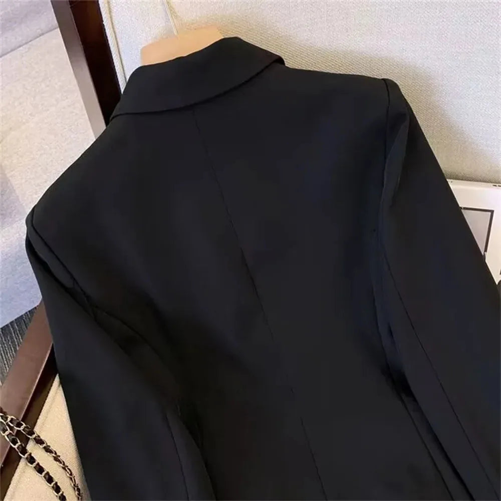 Office Lady Slim Blazer Long Sleeve Coats Jackets Casual Outerwear-Dollar Bargains Online Shopping Australia