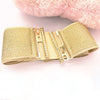 Female Wide Waist Belt Fashion Elastic Gold Waspie Belt Universal Waspie Dress Decorative Accessories Glitter Waistband