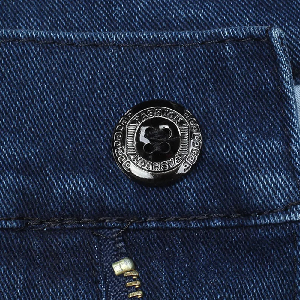 Stretch Slim Fit Men's Jeans Designer High Quality Classic Denim Pants Summer Baggy Jeans Men Fashion Elasticity