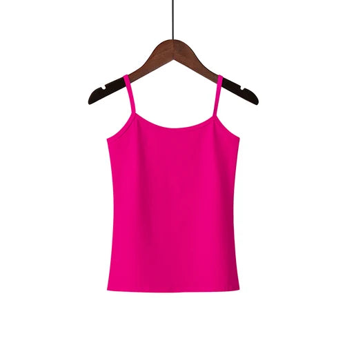 Tank Tops Women Sleeveless Big Size T Shirt Ladies Vest Singlets Camisole Cotton