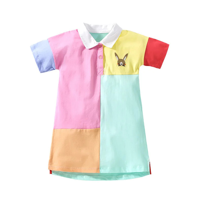 Baby Girls Casual Clothes Cotton Lovely Kids Summer Dress for Toddler Infant Children 2 to 7 years-Dollar Bargains Online Shopping Australia