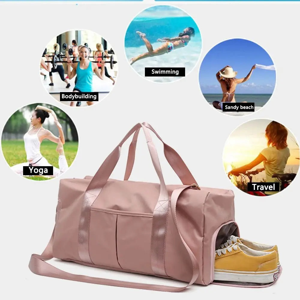 Gym Overnight Sport Duffle Bag Luggage Bags Travel Handbag Weekend