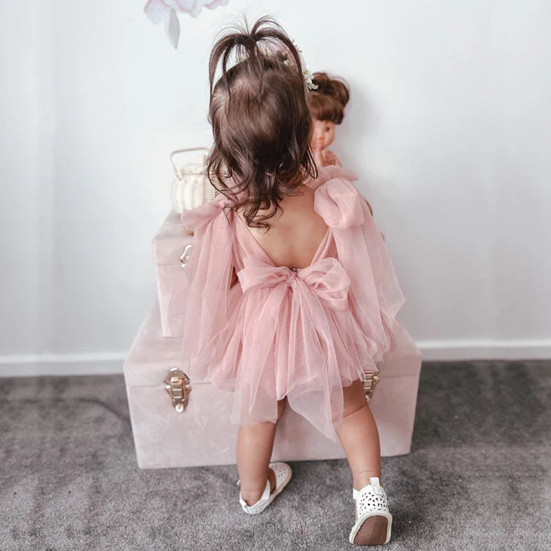 Summer Baby Girls Party Dress Clothes Lace Bodysuits & One-pieces Baby Photograph Clothing-Dollar Bargains Online Shopping Australia