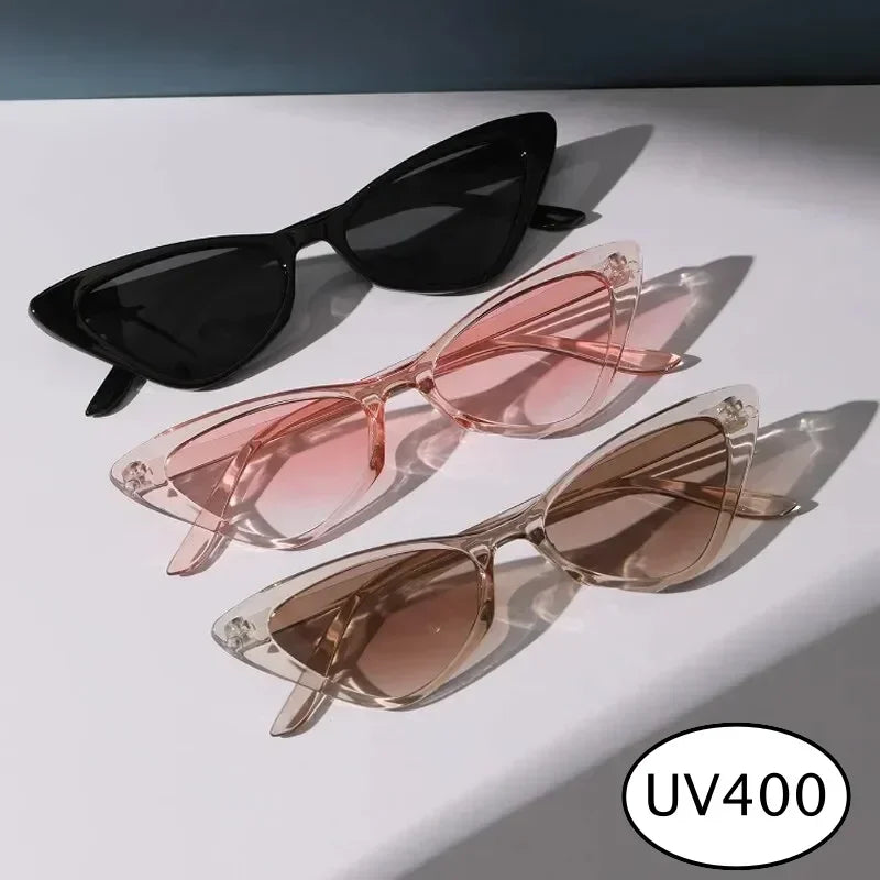 Fashion Women's Luxury Cat Eye Sunglasses Triangle Vintage Design UV400 Sun Glasses Unisex Classic Small Outdoor Goggle Shades-Dollar Bargains Online Shopping Australia