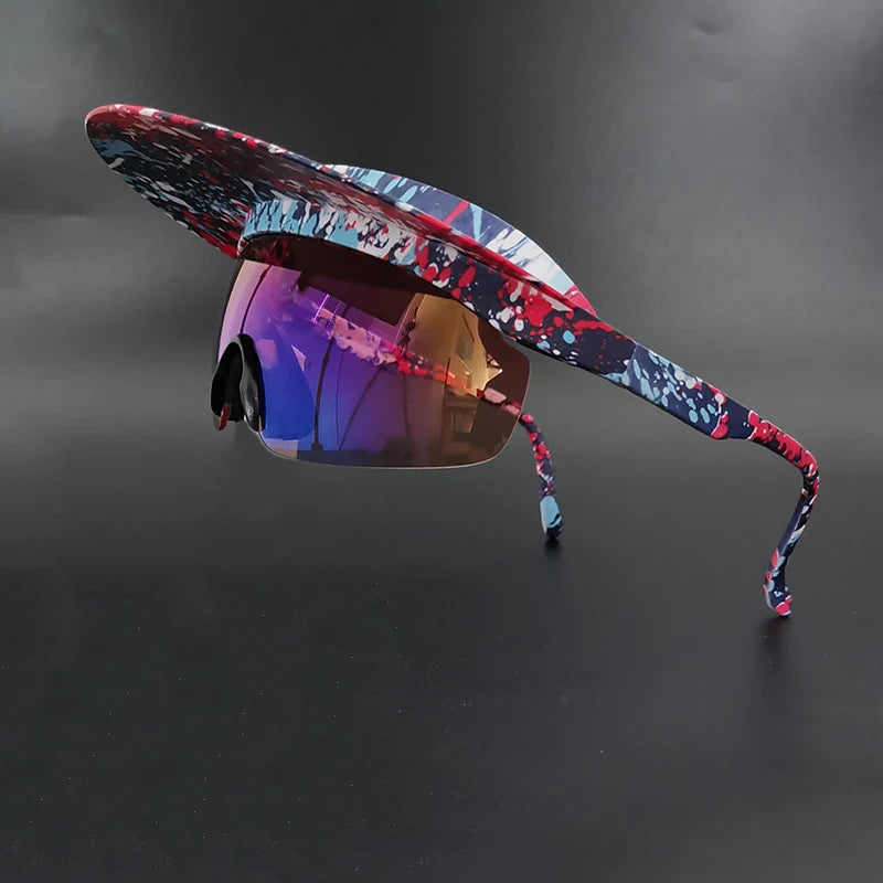 Brim Sun-Proof UV400 Cycling Sunglasses Men Women Road Bike Glasses Male Female Bicycle Goggles MTB Sport Eyewear Lens Eye-Dollar Bargains Online Shopping Australia