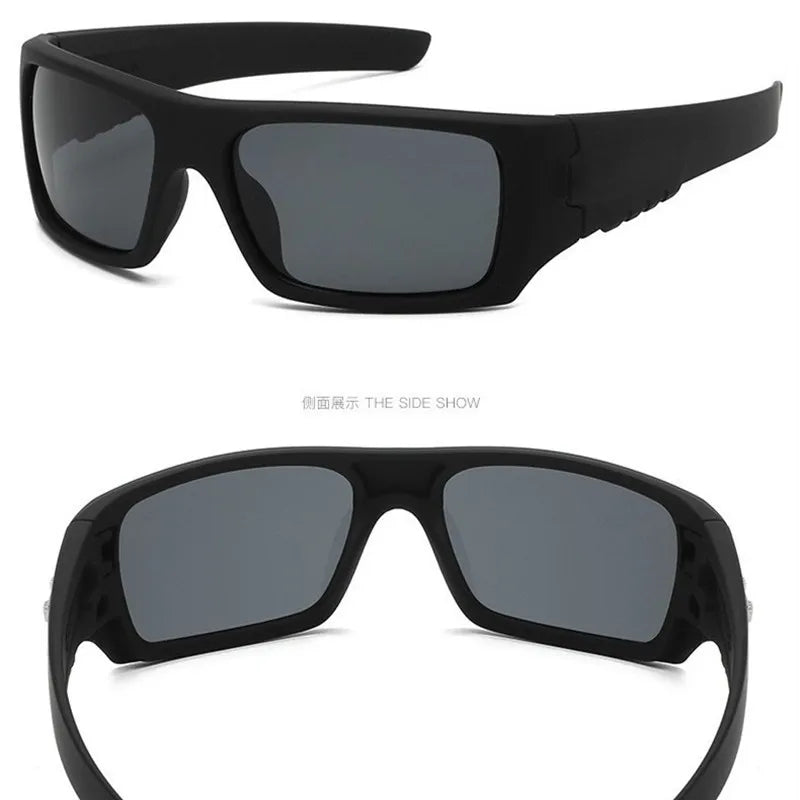 Fashion Polarized Sunglasses Men Women Brand Designer Rectangle Vintage Luxury Sun Glasses Driving Fishing UV400 Hiking Eyewear