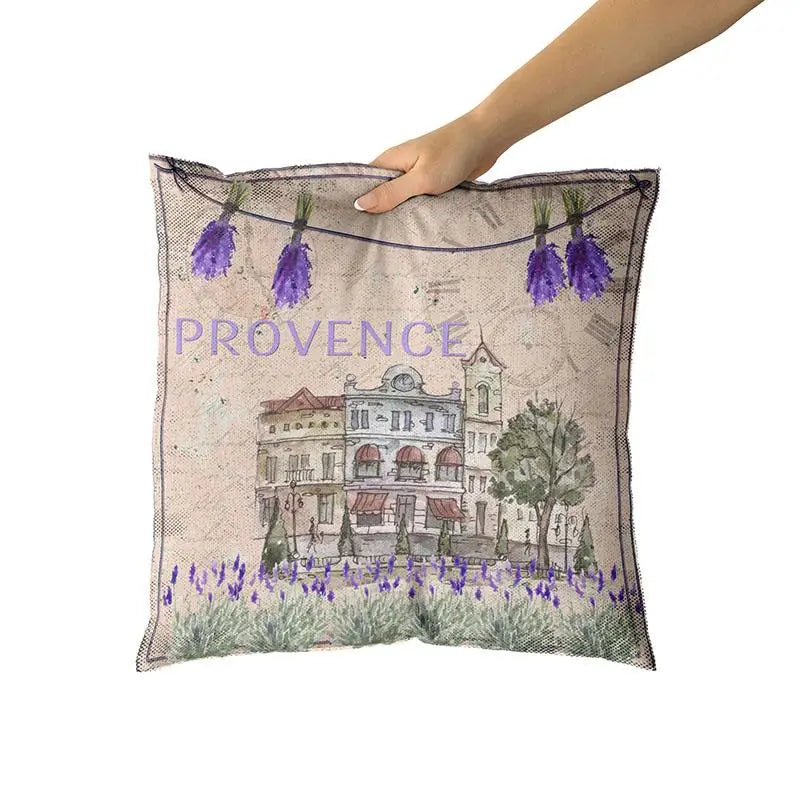 Lavender Decorative Throw Pillow Sofa Cushion Cover Personalized Floral