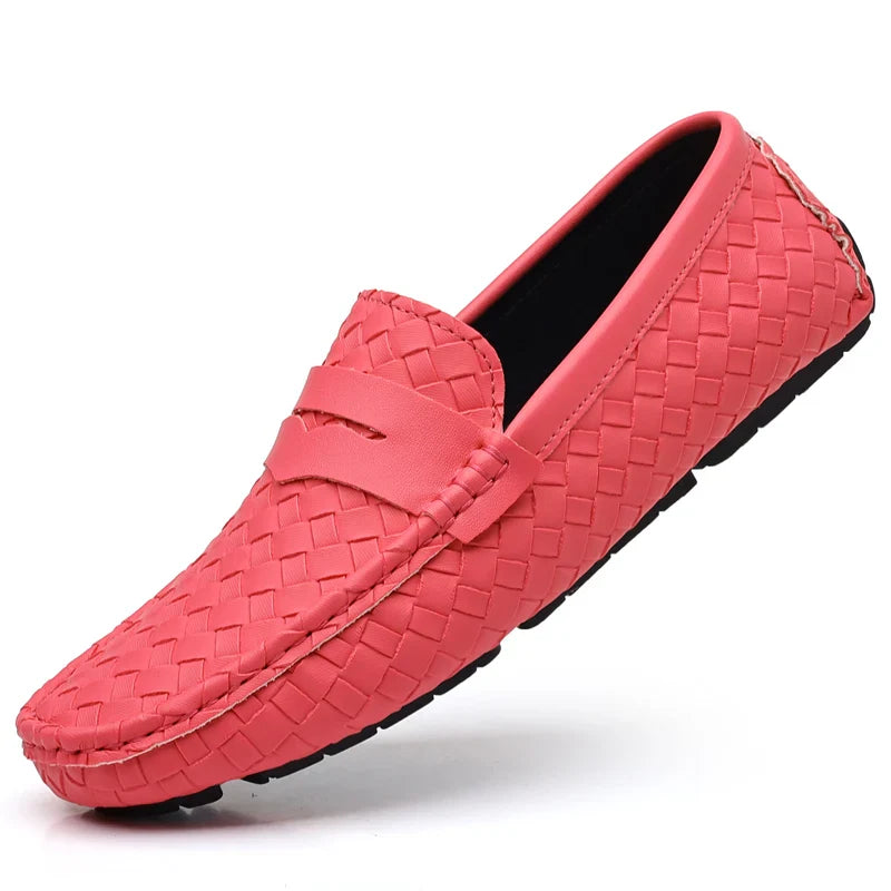 Loafers Men Handmade Moccasins Men Flats Casual Leather Shoes Comfy Loafers Shoes-Dollar Bargains Online Shopping Australia