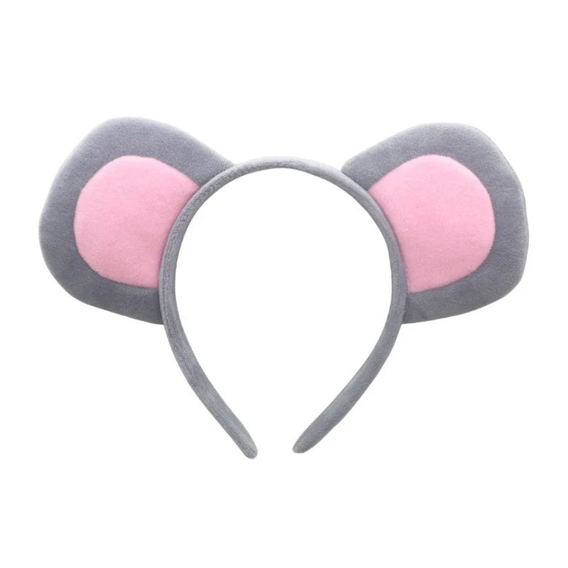 Mouse Costume for Kids-Mouse Ears Headband Tail Bowtie Tail Nose Gloves Tutu Skirt Animal Cosplay Accessories-Dollar Bargains Online Shopping Australia