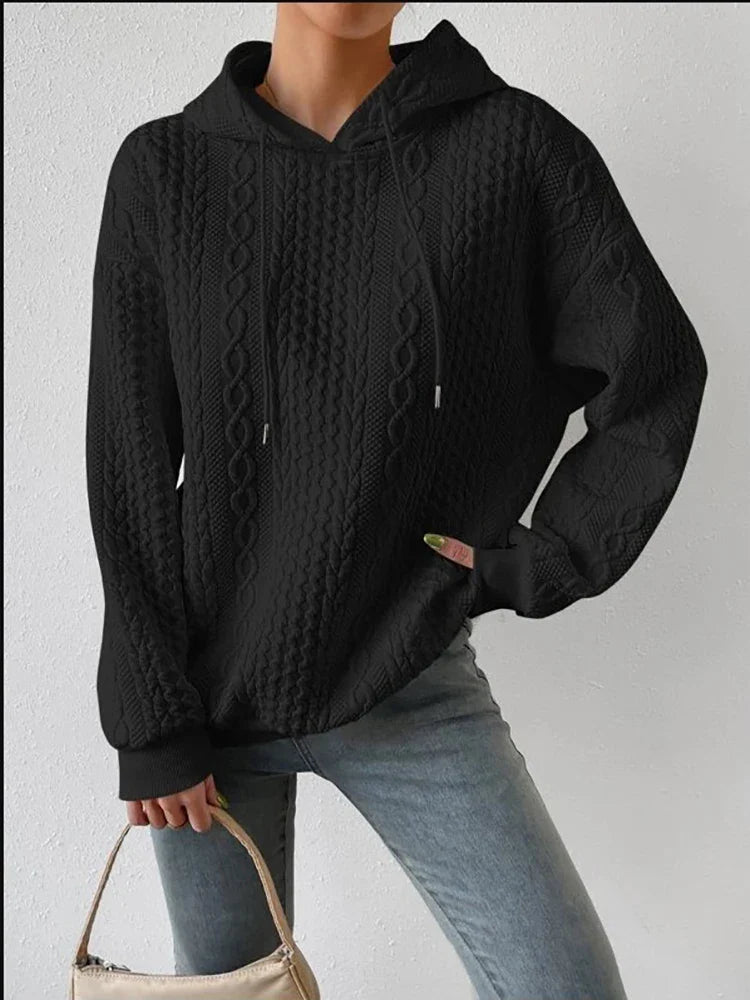 Hoodies Women Casual Long Sleeve Tops Loose Pink Sweatshirt Pullovers-Dollar Bargains Online Shopping Australia