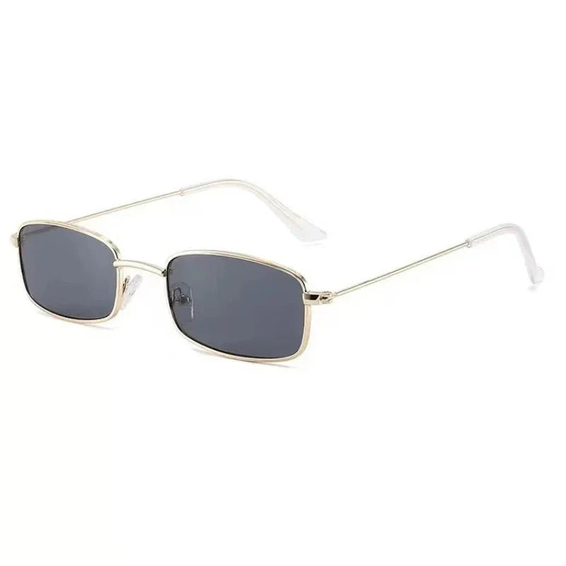 Candy Color Vintage Metal Cat Eye Sunglasses UV400 Female Summer Street Eyewear