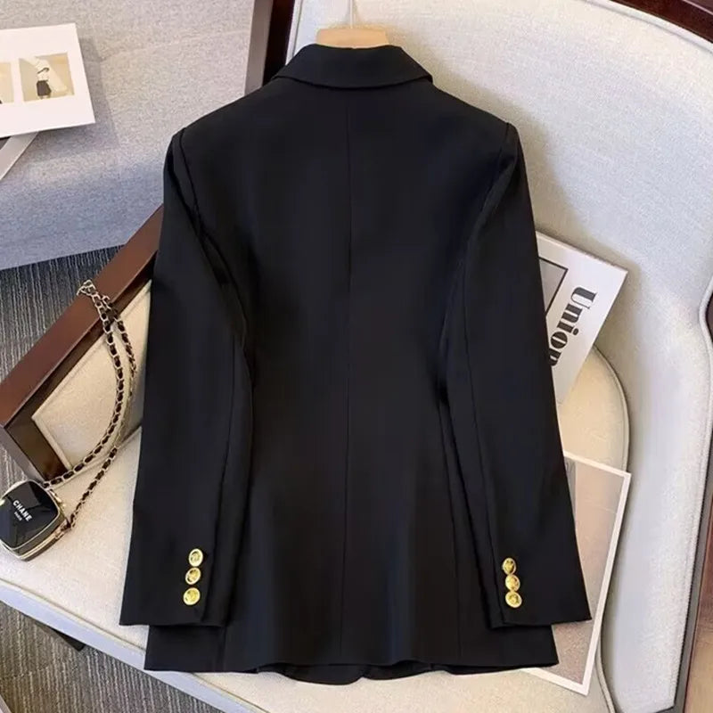 Office Lady Slim Blazer Long Sleeve Coats Jackets Casual Outerwear-Dollar Bargains Online Shopping Australia