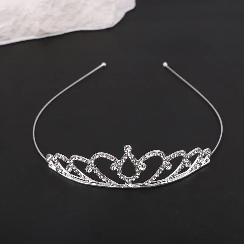 Sweet Princess Tiara Birthday Party Crown Performance Party Decorative Queen Tiaras Beauty Pageant Bride Wedding Hair Jewelry-Dollar Bargains Online Shopping Australia