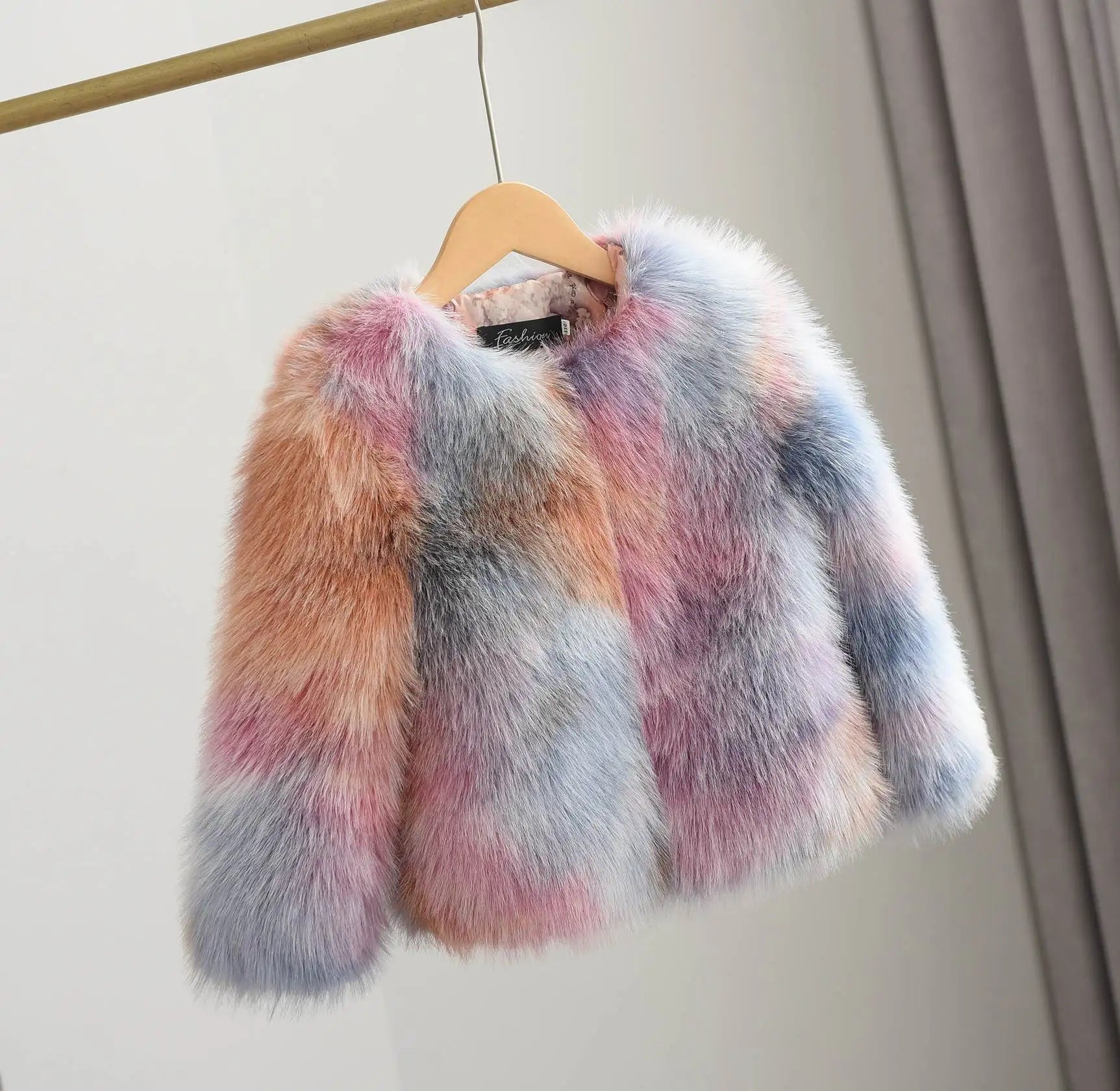 Winter Jacket Kids Girl Parkas Cute Warm Wedding Faux Fur Coat For Girls Children Winter Clothes Soft Party Baby Girl Coats