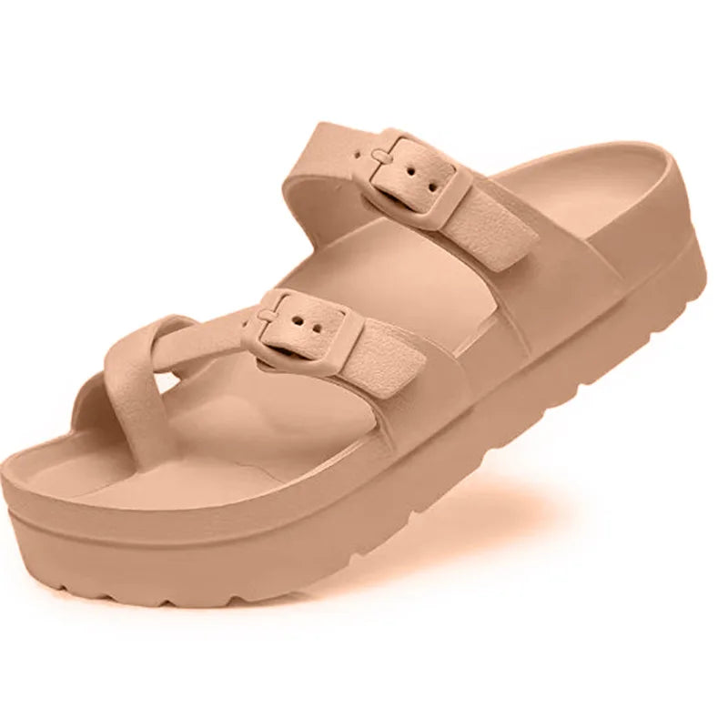 Flat Sandals Women Flat Sandals Women Flip-flops Summer Sandals Outdoor Women Platform Sandals Home Slippers-Dollar Bargains Online Shopping Australia