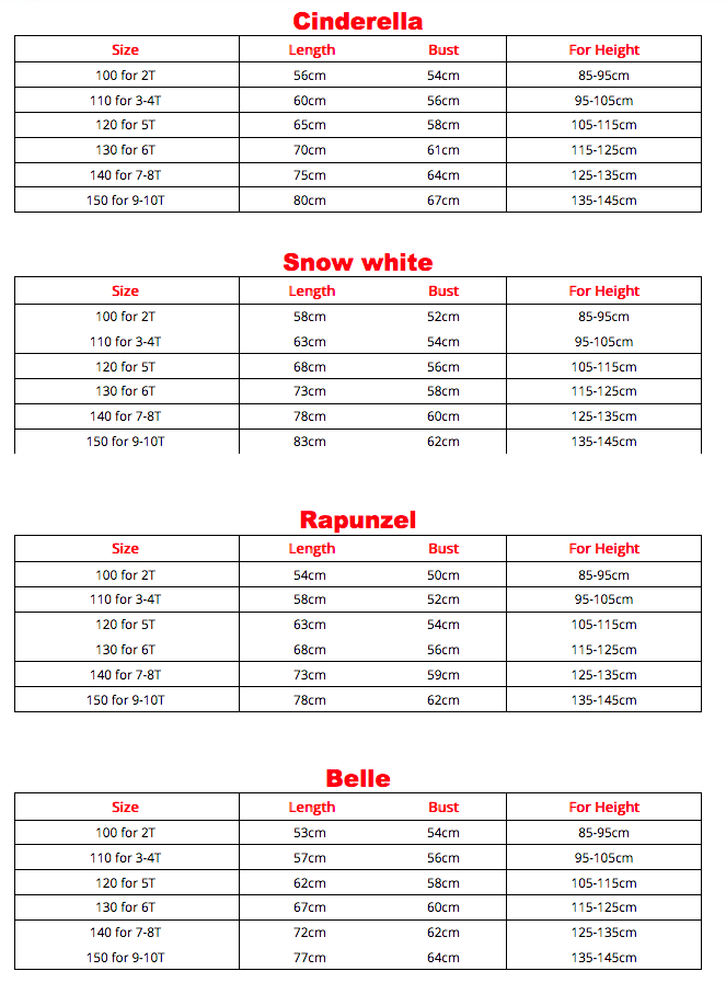 New Girls Party Dresses Kids Summer Princess Dresses for Girls Cinderella Rapunzel Aurora Belle Cosplay Costume Wedding Dresses - CelebritystyleFashion.com.au online clothing shop australia