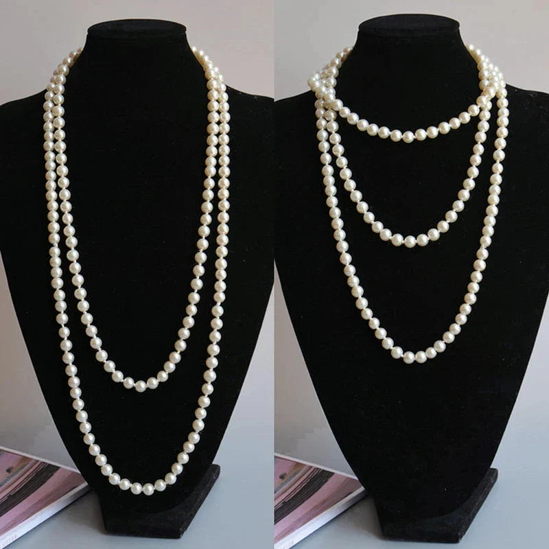 Pearl Multi-layered Women's Necklace Exaggerated Fashion High Street Club Party Banquet Necklace For Women Jewelry-Dollar Bargains Online Shopping Australia
