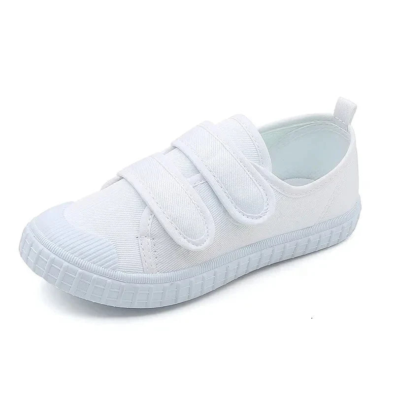 White Canvas Shoes For Baby Boys Girls Casual Shoes Children Cute Soft Sole Walking Shoes Toddler Kids Footwear