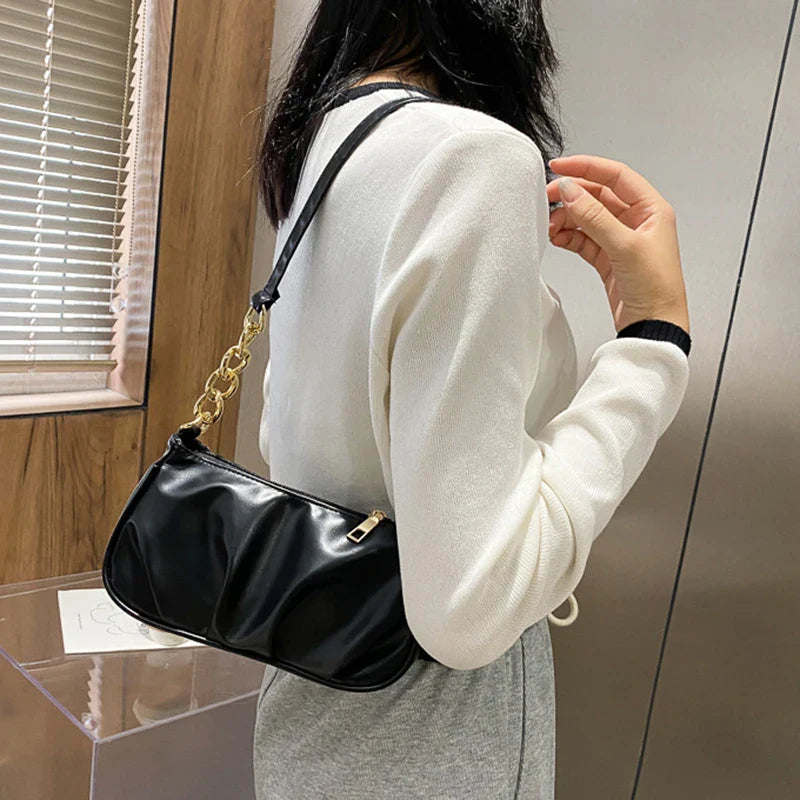 Cloud Pleated Causal Handbag Women's Dumpling Tote Armpit Bag Shopping Shoulder Bags Underarm Bag-Dollar Bargains Online Shopping Australia