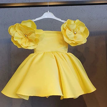 Flowers Girls Dress 1st Year Birthday Party Baby Baptism Dress For Girls Princess Christmas Costume Infants-Dollar Bargains Online Shopping Australia