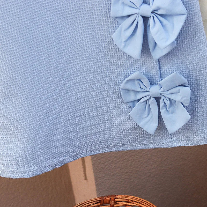 Girls Dress Princess Dress Spring Baby's First Birthday Party Small Fragrant Bowknot Dress-Dollar Bargains Online Shopping Australia